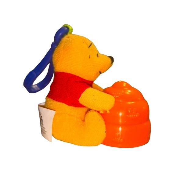 Plush 2001 Mcdonalds Disney Happy Meal Toys Winnie The Pooh Keychain Collectible - Picture 4 of 11